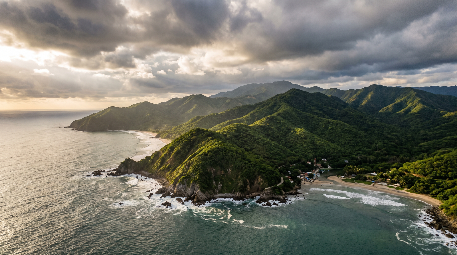 Costa curada de la Riviera Nayarit al norte de Puerto Vallarta